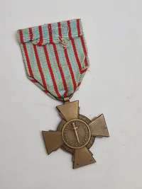 Original WW1 French Croix de Combattants Medal