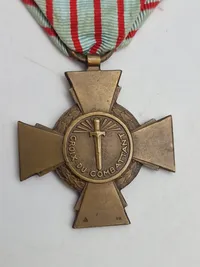 Original WW1 French Croix de Combattants Medal