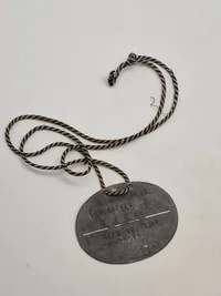 Originalt tysk ww1 erkennungsmarke