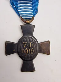 Originalt German WW1 Bavarian King Ludwig Regimental Cross medal Ludwigkreuz