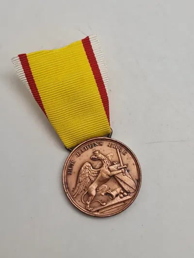 Original Baden, Felddienst-Auszeichnung "Leopold für treuen Dienste im Kriege" - "Für Badens Ehre", Bronze