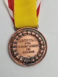 Original Baden, Felddienst-Auszeichnung "Leopold für treuen Dienste im Kriege" - "Für Badens Ehre", Bronze