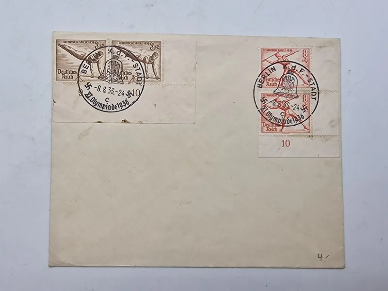 Original kuvert - Olympiaden 1936