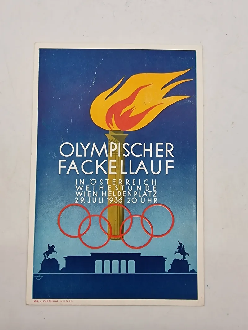 Originalt postkort - Olympiaden 1936