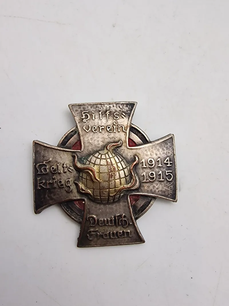 Originalt Kriegskreuz der Hilfsverein Deutscher Frauen" (Krigskorset for de tyske kvinders hjælpeforening).