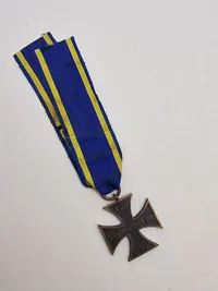 Originalt German WW1 Imperial Brunswick War Merit Cross 2nd Class