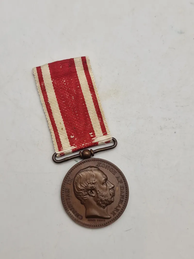 Original dansk krigsdeltager medalje - 1864