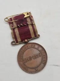 Original dansk krigsdeltager medalje - 1848-50
