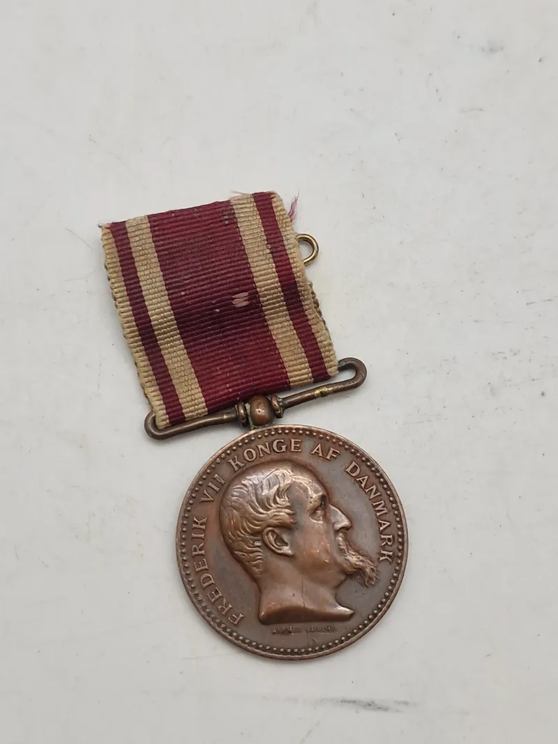 Original dansk krigsdeltager medalje - 1848-50