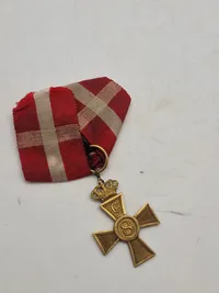 Originalt 
Christian X, 8 års hæderstegn for underofficerer