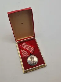 Hjemmeværnets Fortjensttegn i sølv, også kendt som Hjemmeværnets Fortjenstmedalje