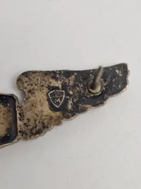 Original WW2 pattern United States Army Air Force pilot Wing - sterlingsølv