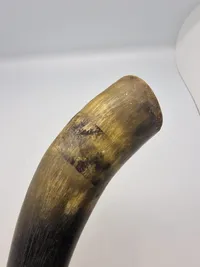Originalt krudthorn af ben