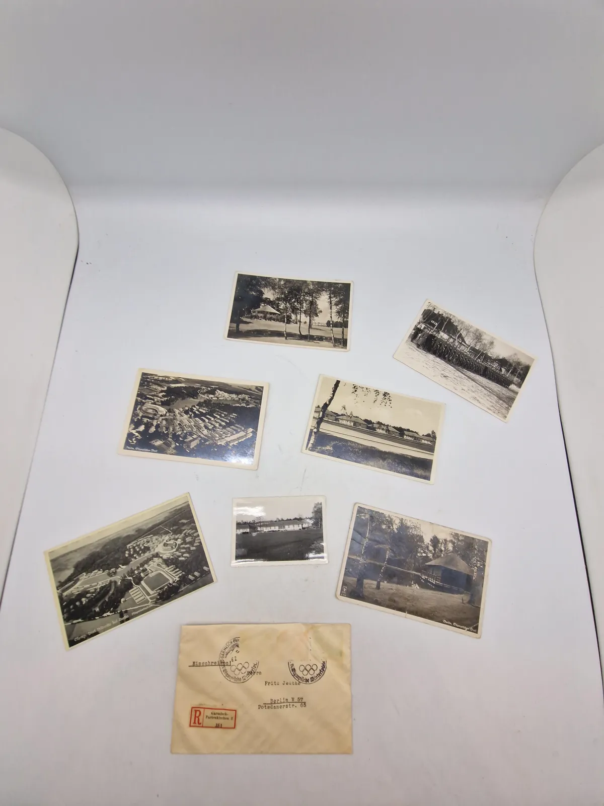 Samling originale olympiade postkort fra 1936