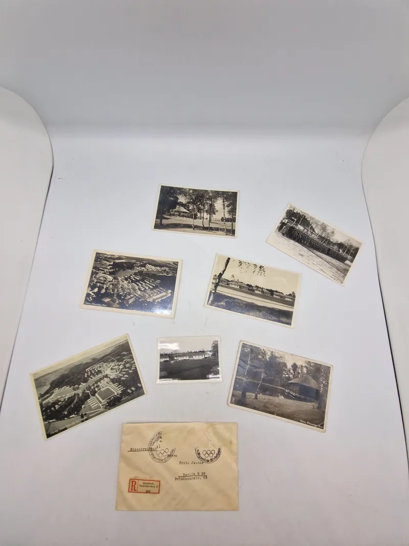 Samling originale olympiade postkort fra 1936