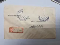 Samling originale olympiade postkort fra 1936