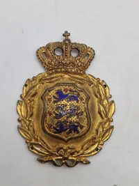 Originalt skjold fra den danske brigade i Sverige - ww2