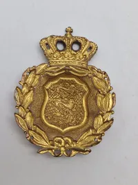 Originalt skjold fra den danske brigade i Sverige - ww2