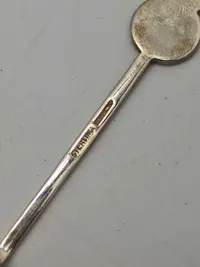 Original kinesisk ske af sterlingsølv - vægt på sidste foto