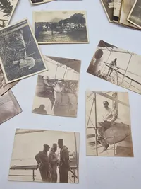 Samling fotos mm. Tur til Østen 1918 Beskrivelser er bagpå fotos