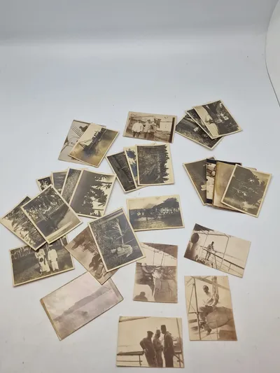 Samling fotos mm. Tur til Østen 1918 Beskrivelser er bagpå fotos