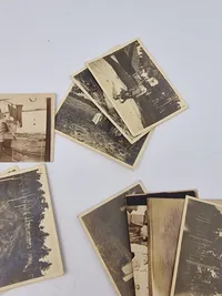 Samling fotos mm. Tur til Østen 1918 Beskrivelser er bagpå fotos