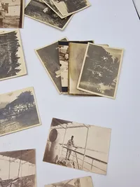Samling fotos mm. Tur til Østen 1918 Beskrivelser er bagpå fotos