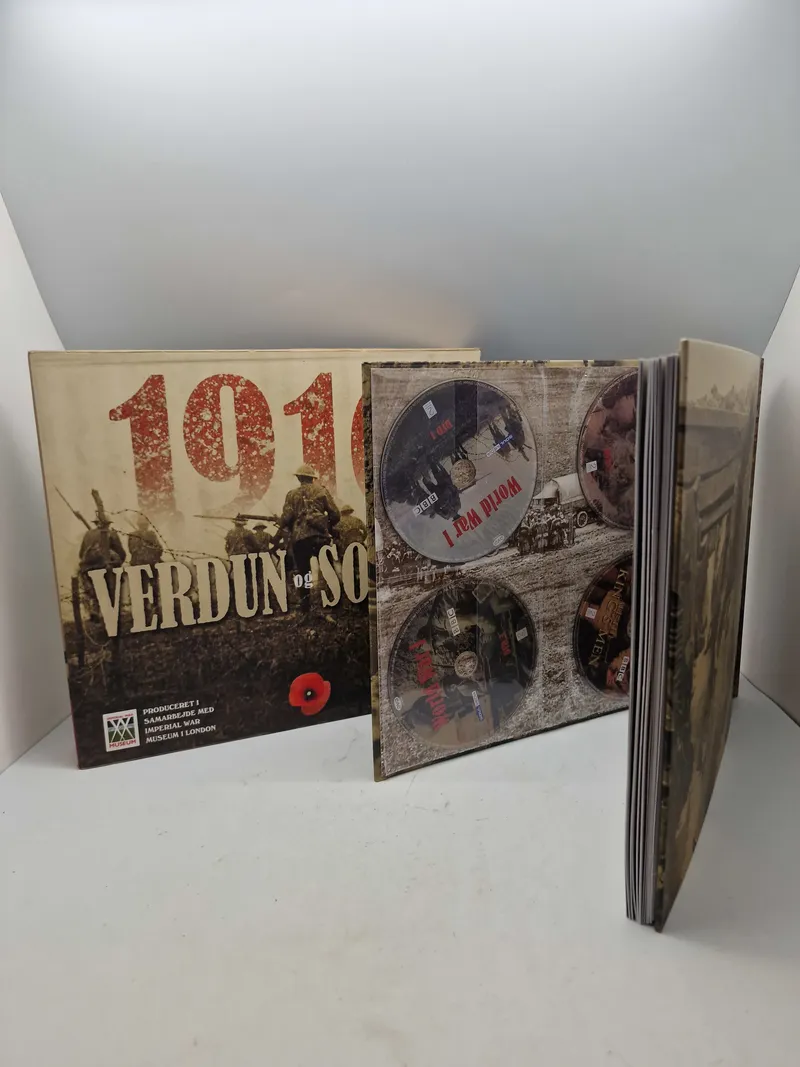 Bog- og DVD-sæt "1916: Verdun og Somme" af Julian Thompson