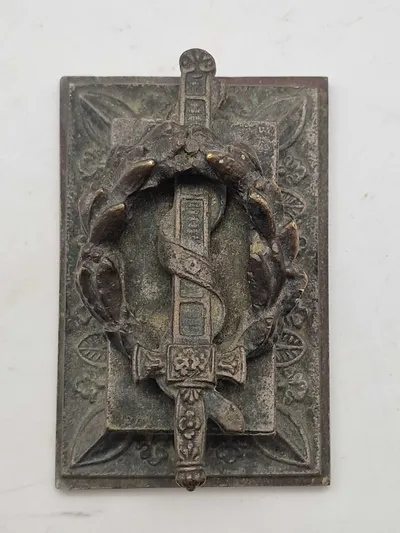 Original ww1 brevpresse, lavet som monument.  veludført
