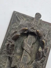 Original ww1 brevpresse, lavet som monument.  veludført