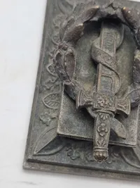 Original ww1 brevpresse, lavet som monument.  veludført