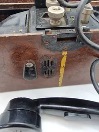 Original tysk FF-33 felttelefon - ww2