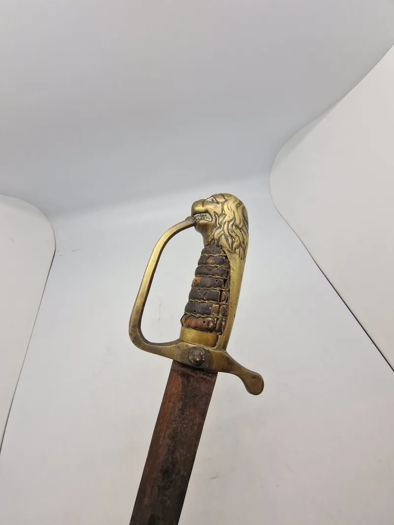 Original Dansk artillerisabel model 1802