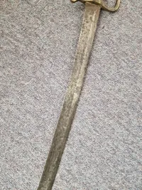 Original Dansk artillerisabel model 1802