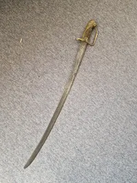 Original Dansk artillerisabel model 1802