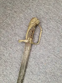 Original Dansk artillerisabel model 1802