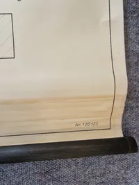 Original undervisningsplakat for Bundbrandrør model 58E