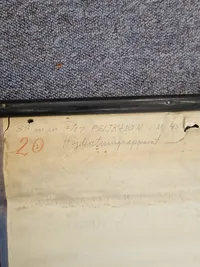 Original undervisningsplakat for højderetningsapperat for feltkanon