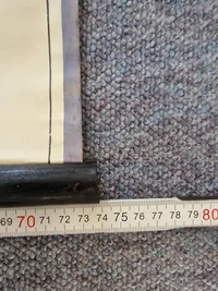 Original undervisningsplakat for højderetningsapperat for feltkanon