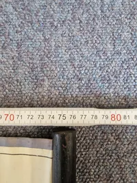 Original undervisningsplakat for højderetningsapperat for feltkanon