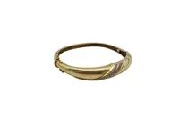 Originalt 14 karat armbånd med brillanter, vægt 22.5 gram