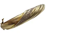 Originalt 14 karat armbånd med brillanter, vægt 22.5 gram