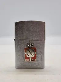 Zippolighter med kongemærke