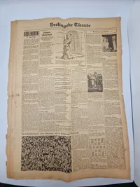 Original avis fra maj dagene 1945