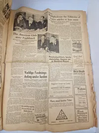 Original avis fra maj dagene 1945