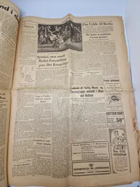 Original avis fra maj dagene 1945