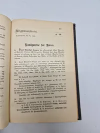Krigsminifteriets
Kundgørelser for Hæren. A.
1909.