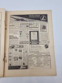 Originalt tysk ww2 blad “Flug Und Werft”