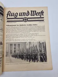 Originalt tysk ww2 blad “Flug Und Werft”