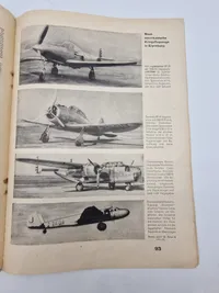 Originalt tysk ww2 blad “Flug Und Werft”